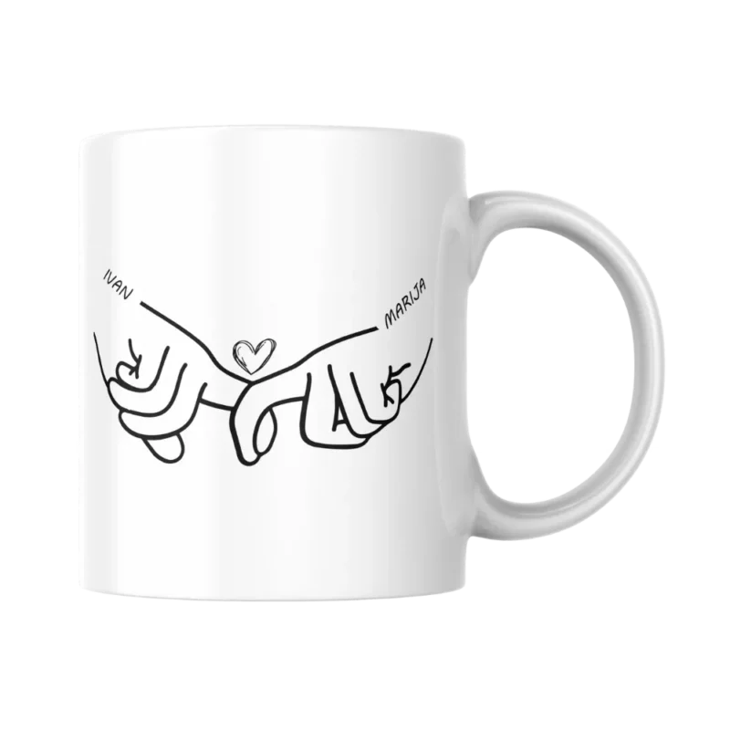 Personalizirana šalica s ljubavnim motivom 2