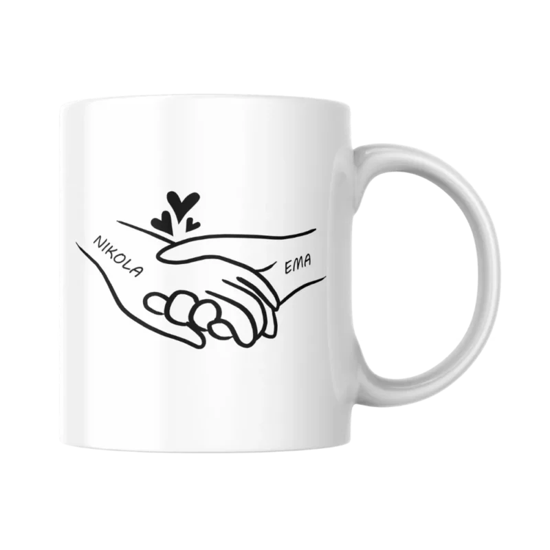 Personalizirana šalica s ljubavnim motivom 9