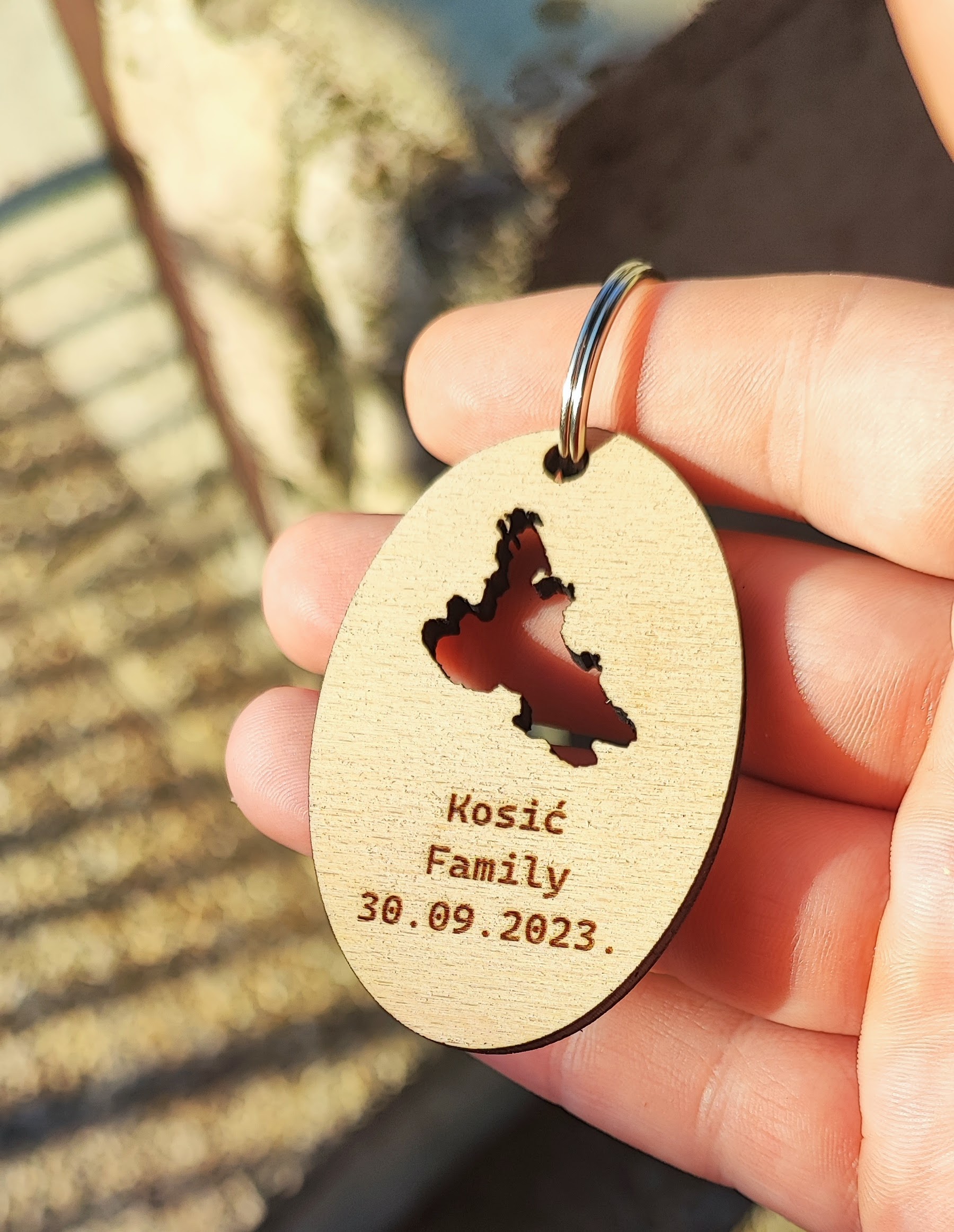 Personalizirani privjesak - Otok Krk