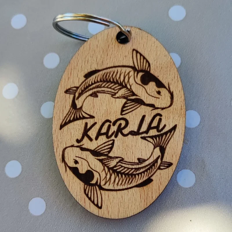 Japanski Koi - Ljubav / Prijateljstvo - Personalizirani privjesak