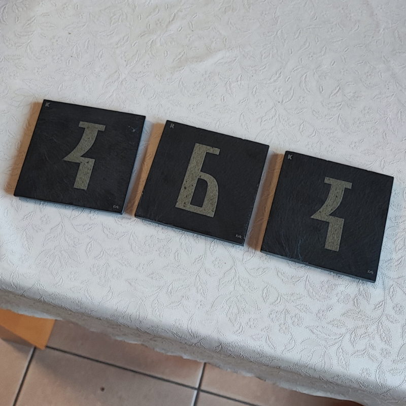 Krk - Glagoljica - Set Podložaka (3 kom)